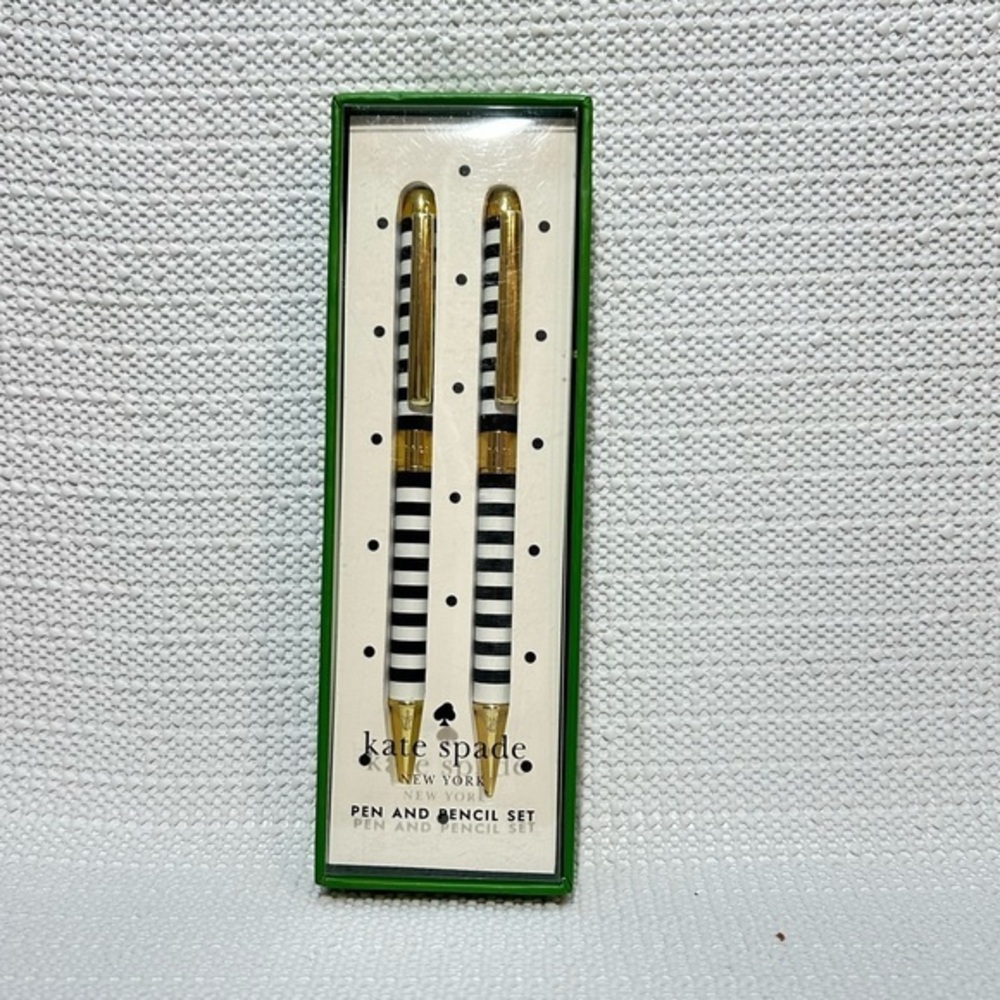 Kate Spade Striped Pen and Pencil Set